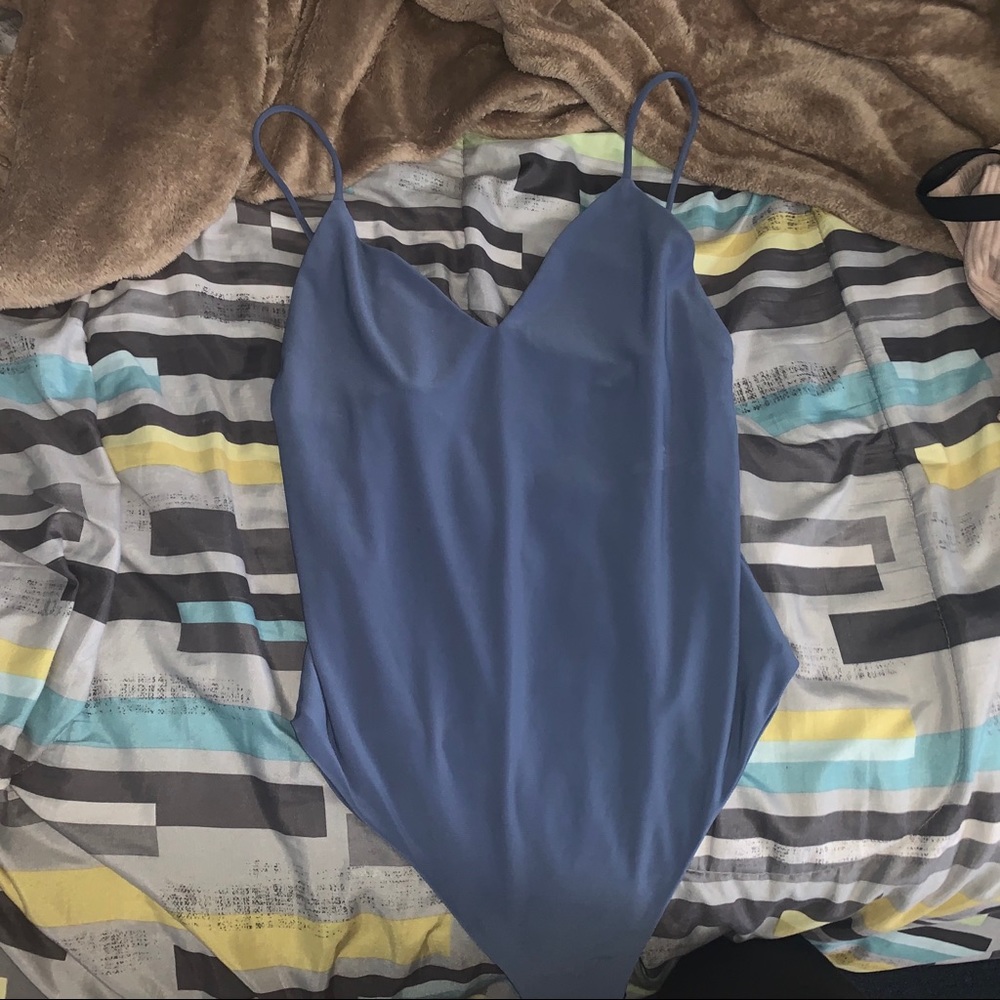 A&F Styles Boutique Blue Bodysuit